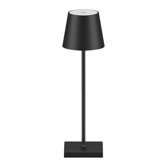 GOMINIMO Rechargeable Cordless Table Lamp with Stepless Dimming Brightness (Black)