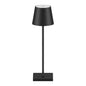 GOMINIMO Rechargeable Cordless Table Lamp with Stepless Dimming Brightness (Black)