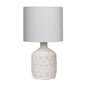 Sarantino Ceramic Table Lamp In Cream